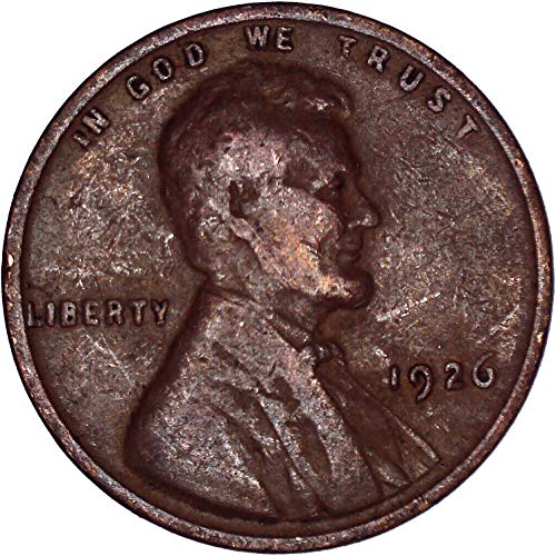 1926 Линкълн Пшеничен Цент 1C Приблизително В Формата на